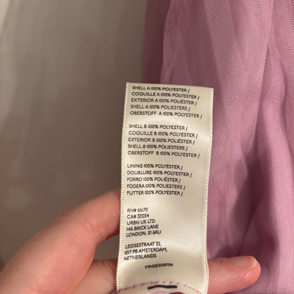 BHLDN Mauve Party Dress (M) - Picture 6 of 7